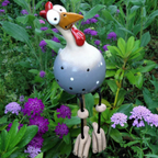 Happy Chicken – Playful Garden Chicken Decoration for Outdoors
