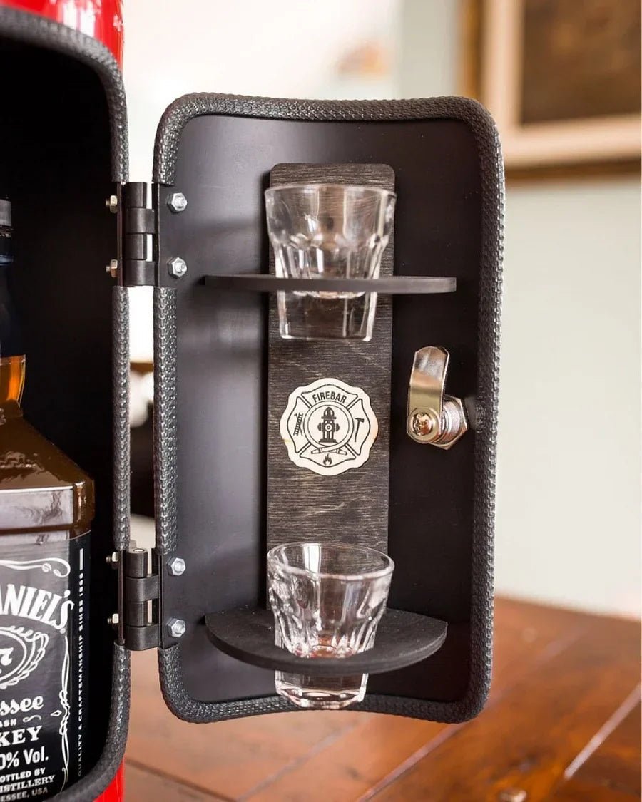 SPARKSTASH – Hidden Drink Storage in Fire Extinguisher Design