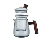 Heat-Resistant Borosilicate Glass Teapot with Filter