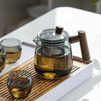 Heat-Resistant Borosilicate Glass Teapot with Filter