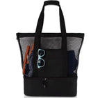 High-Capacity Picnic and Beach Bag – Waterproof, Double-Layer Mesh Design for Outdoor Adventures