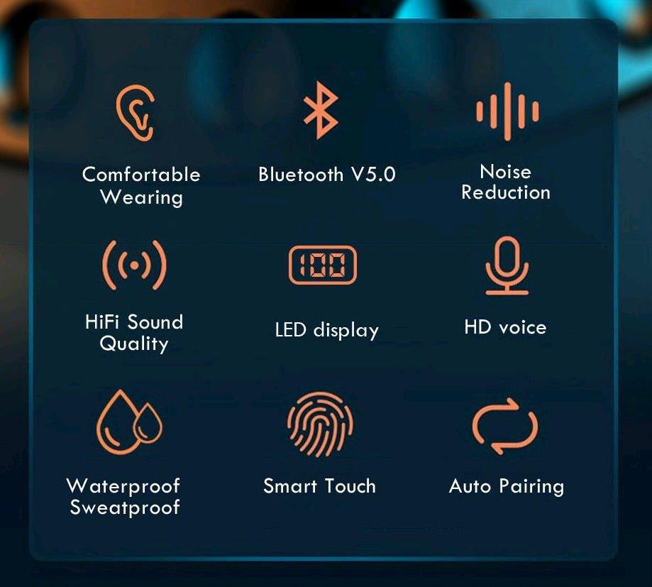 Wireless Sport Bluetooth Split Headphones