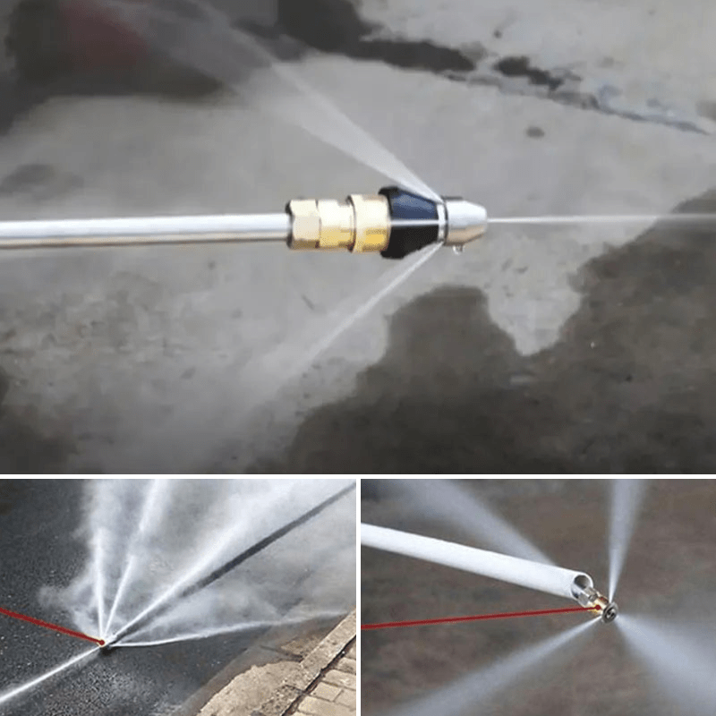 PipeClear Turbo – Powerful Jet Nozzle for Fast Blockage Removal