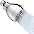 High Pressure Showerhead 3" Anti-Clog Anti-Leak Fixed with Adjustable Swivel Ball Joint Made of Brass