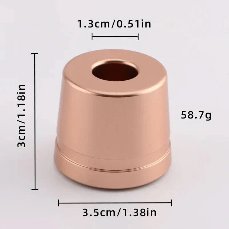5-blade luxury razor in rose gold, silver, black & grey