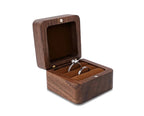 Wooden boxes | Wooden jewelry box, wedding ring box, earring rings