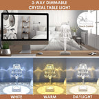 CrystaLamp - LED Table Lamp made of Diamond Crystal