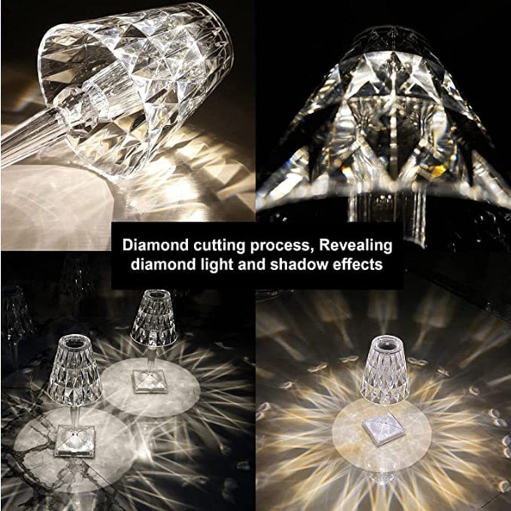 CrystaLamp - LED Table Lamp made of Diamond Crystal