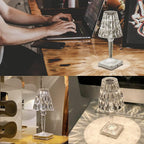 CrystaLamp - LED Table Lamp made of Diamond Crystal