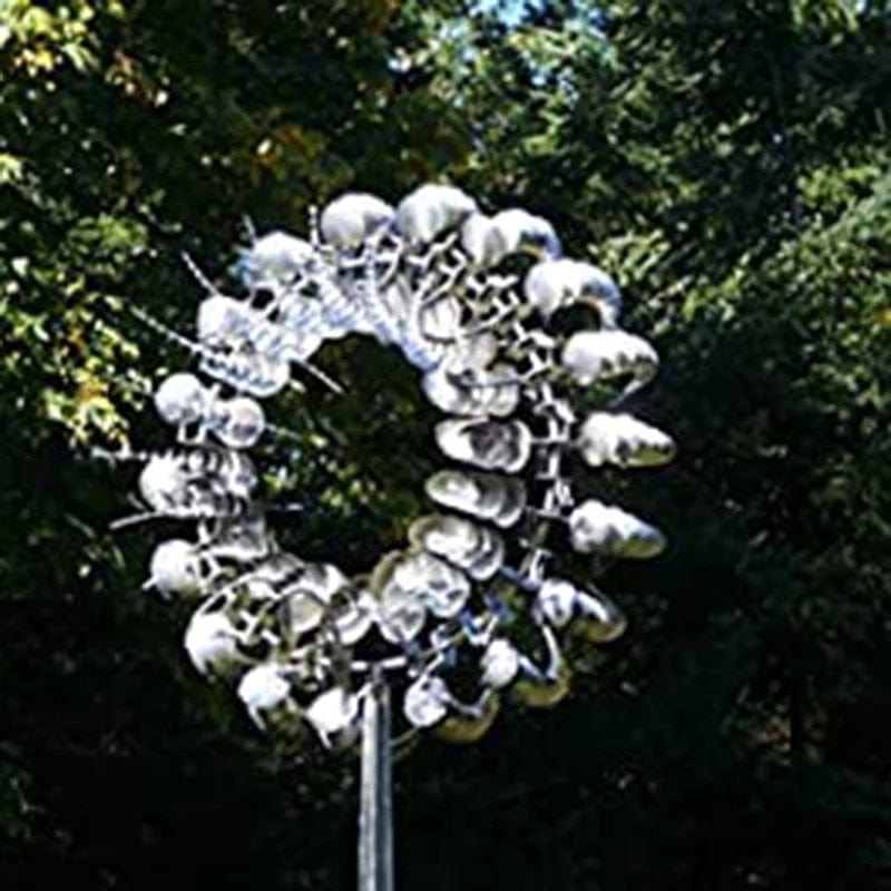 Unique and magical windmill made of metal | Magical kinetic metal sculpture