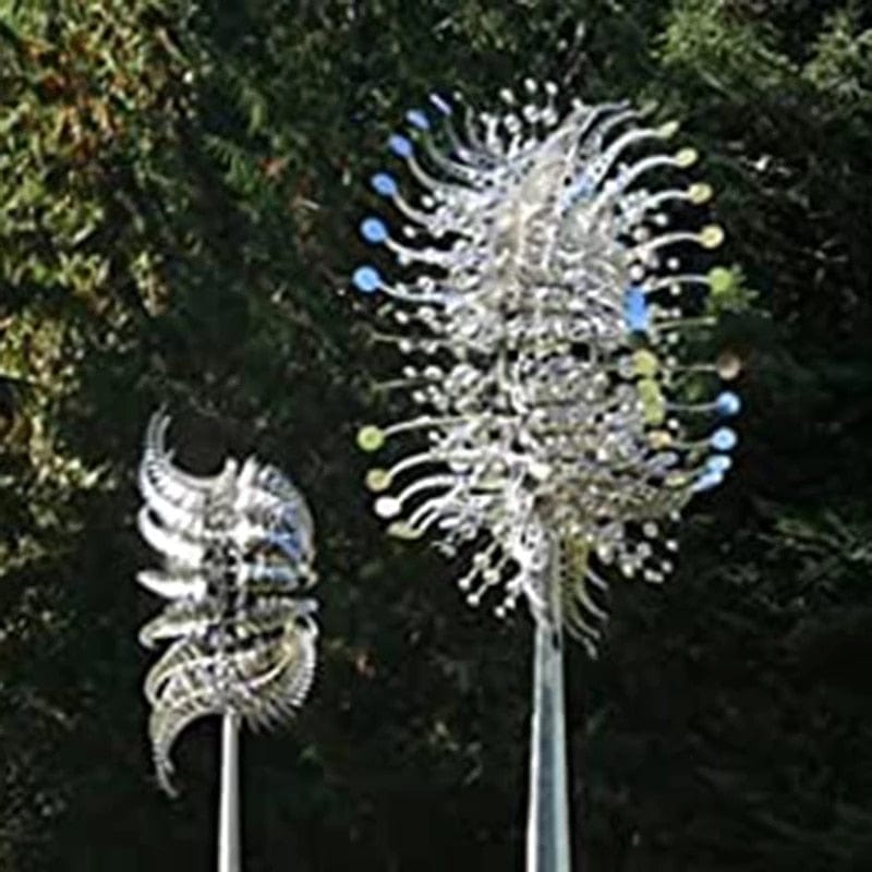 Unique and magical windmill made of metal | Magical kinetic metal sculpture