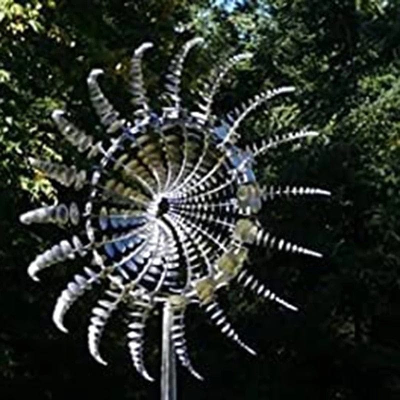 Unique and magical windmill made of metal | Magical kinetic metal sculpture