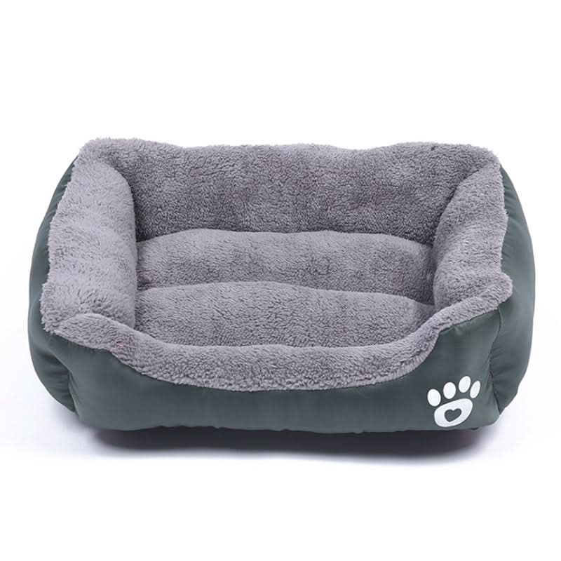 Luxurious cotton dog bed for stress-free sleep