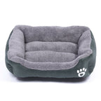 Luxurious cotton dog bed for stress-free sleep