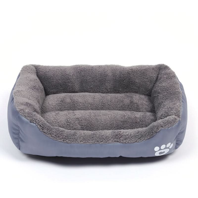Luxurious cotton dog bed for stress-free sleep