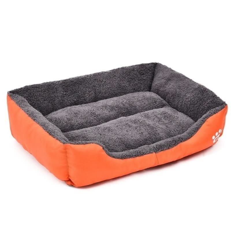 Luxurious cotton dog bed for stress-free sleep