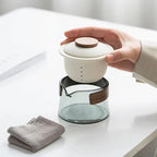 Portable and Stylish Tea Set with Teapot and Cups – Perfect for On-the-Go