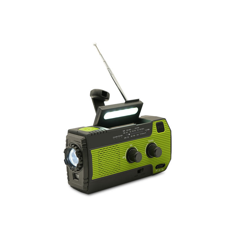Portable emergency solar radio - PowerWave
