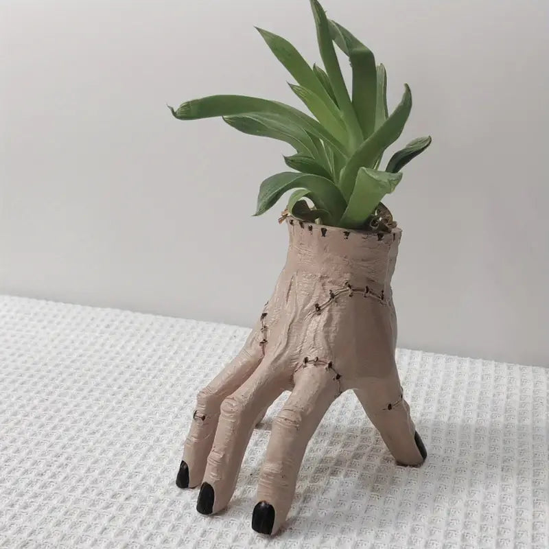 Bone Hand Shaped Pen Holder