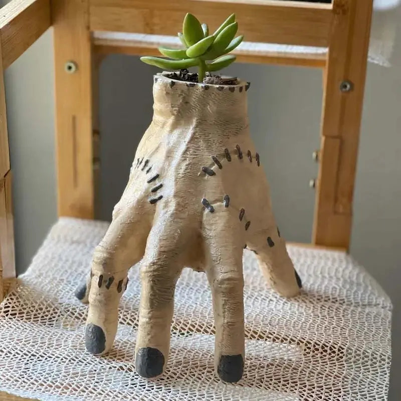 Bone Hand Shaped Pen Holder
