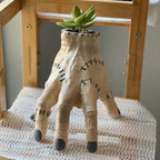 Bone Hand Shaped Pen Holder