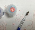 Hot Air Balloon Lavender Field - Van-Go Paint-By-Number Kit