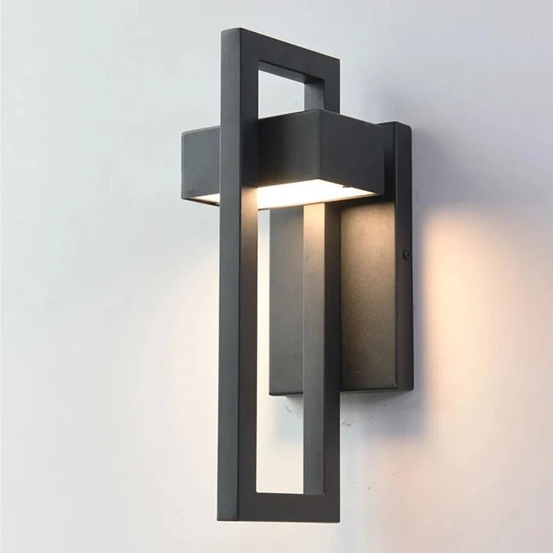 Wall Lamp Outdoor Stainless Steel Black