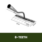 GardenTand Expert – Versatile hand rake made of carbon steel for precision work