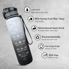 HydraHero Water Bottle with Timeline - Stay Fresh, Stay Hydrated!