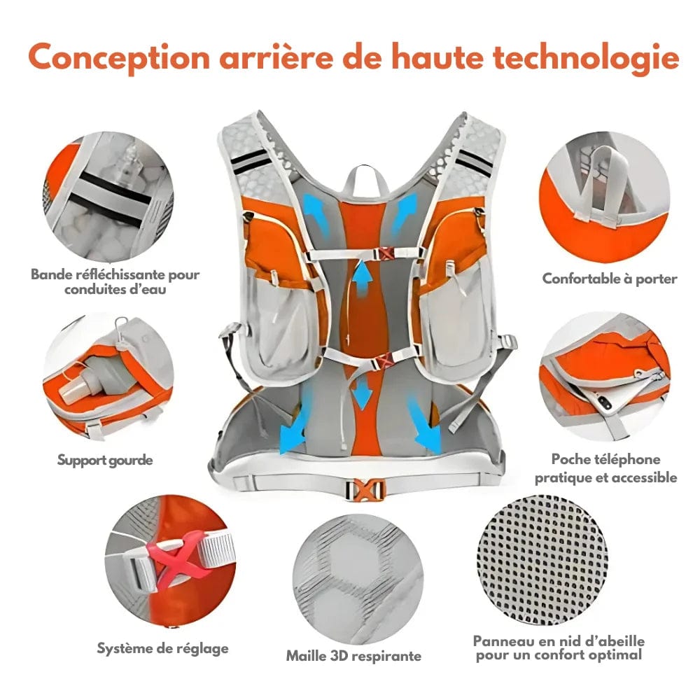 Hydroflow Pack – Hydration Backpack with 2L System & Lightweight Design