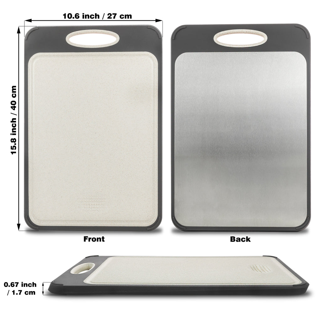 Hygienic Stainless Steel Cutting Board - SteelSafe