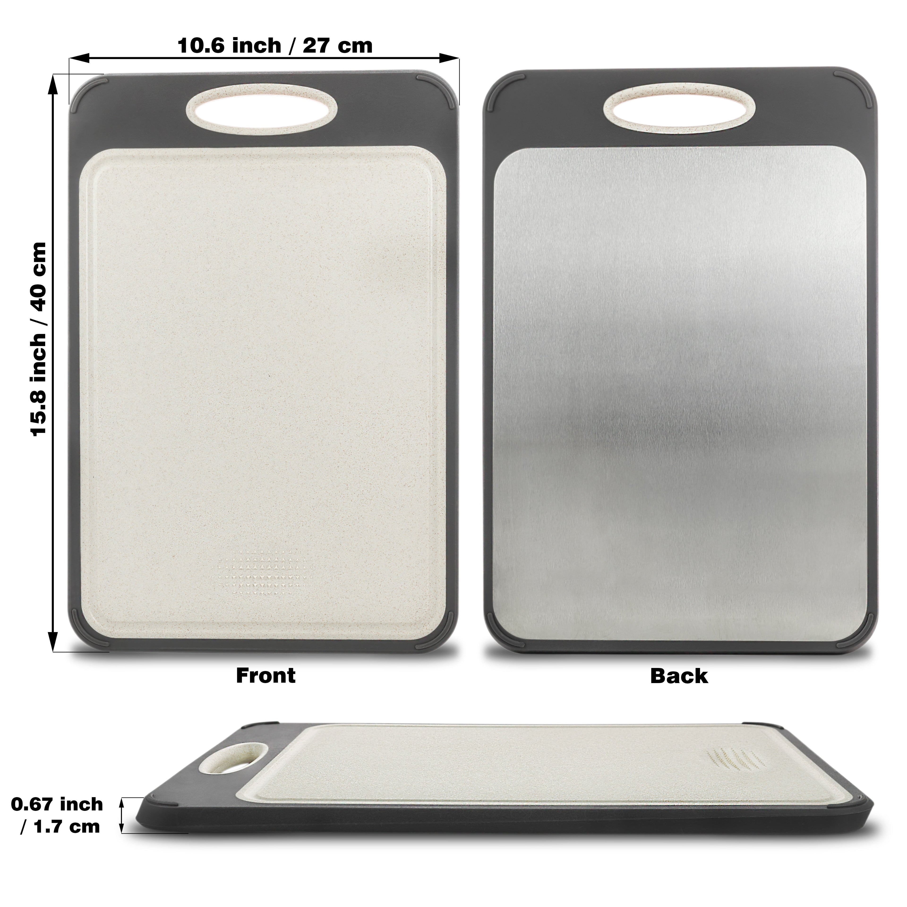 Hygienic Stainless Steel Cutting Board - SteelSafe