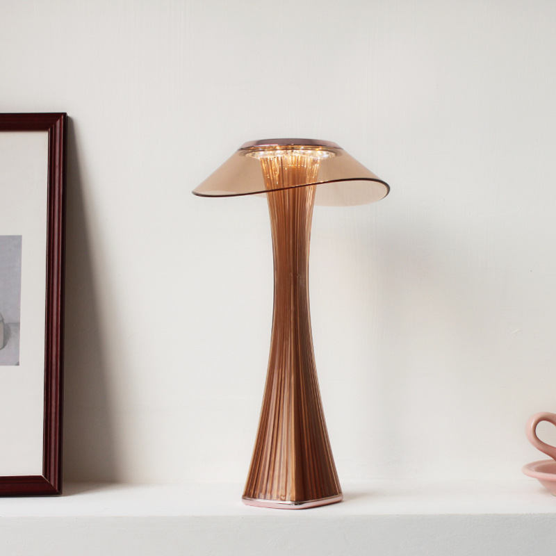 Elegant Wireless LED Table Lamp with Dimming Function | Battery Operated