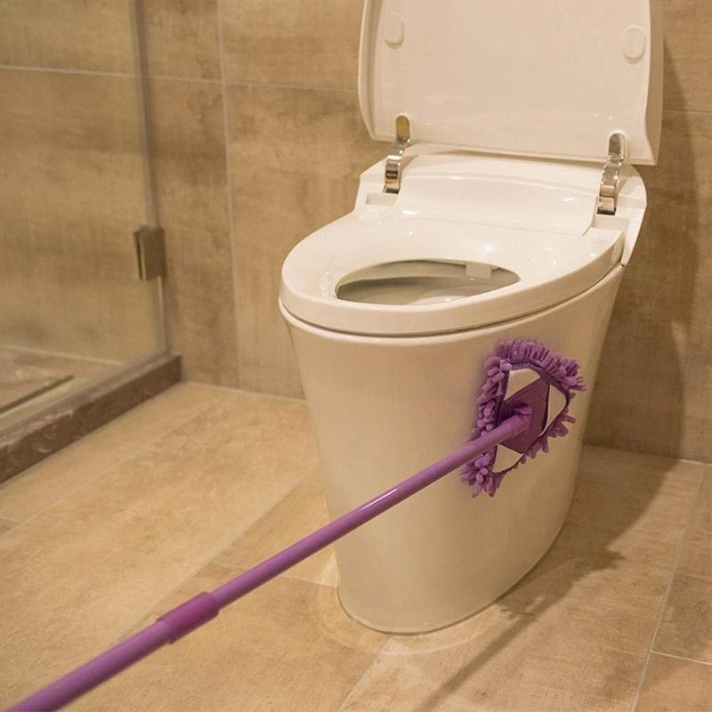 Rotatable Adjustable Triangle Cleaning Mop with 180-Degree Rotation