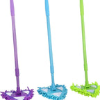 Rotatable Adjustable Triangle Cleaning Mop with 180-Degree Rotation