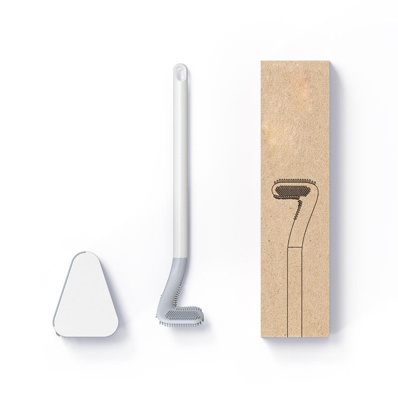 Longer Grip Flexible Silicone Golf Toilet Brush