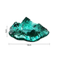 Ashtray decoration made of mountain glass in ice style