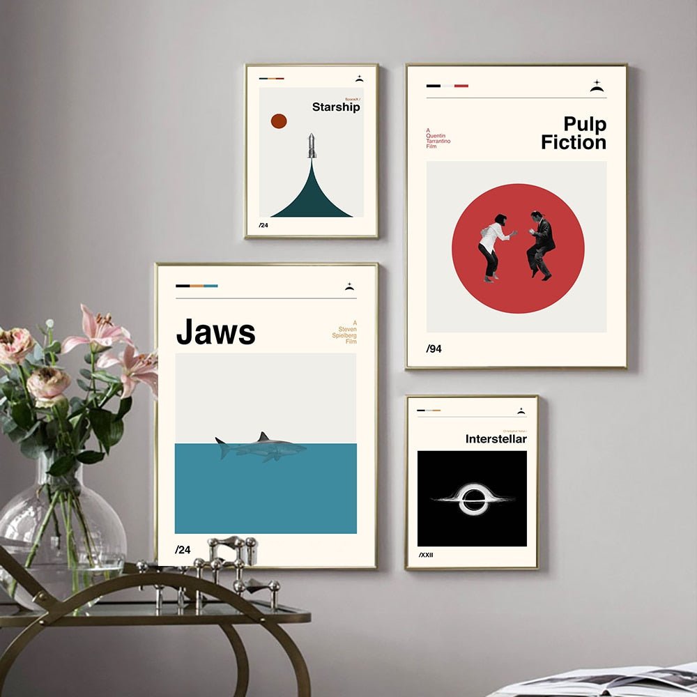 Iconic Film Retro Wall Art Canvas Poster