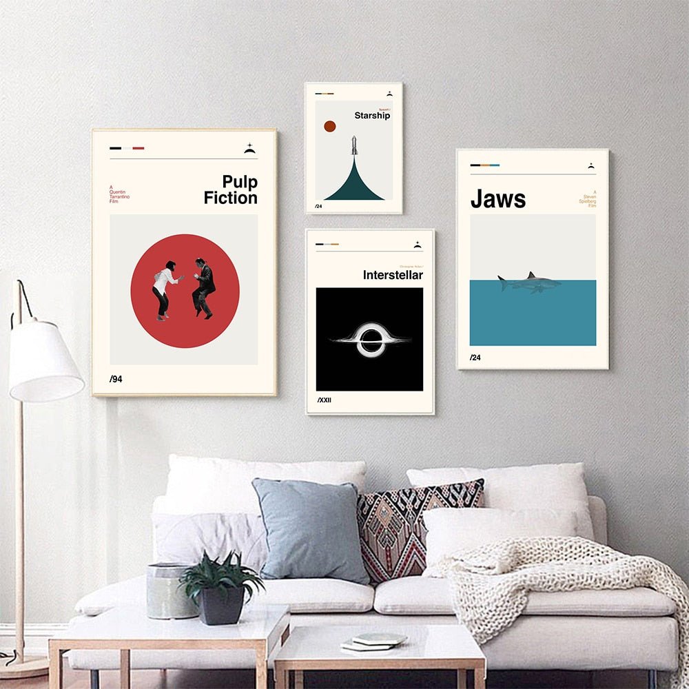 Iconic Film Retro Wall Art Canvas Poster
