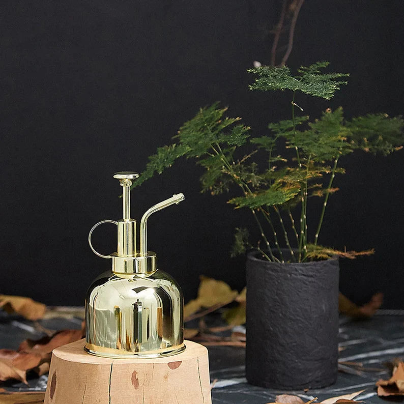 Gold Plant Spray Bottle