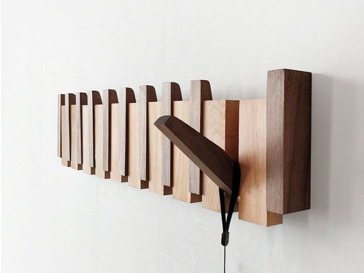 Wardrobe - PianoWood - Handmade Design - 5-13 Hooks