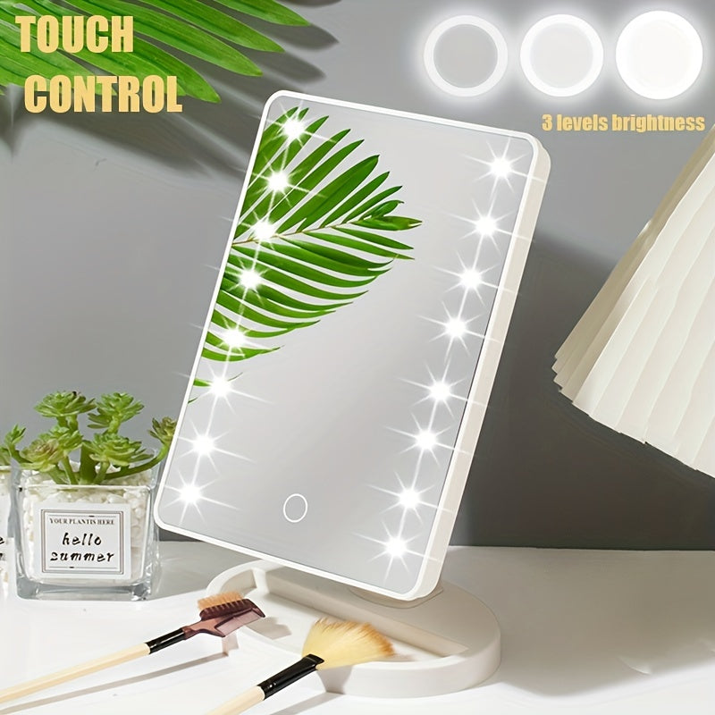 Makeup Mirror with LED Lights and Touch Control