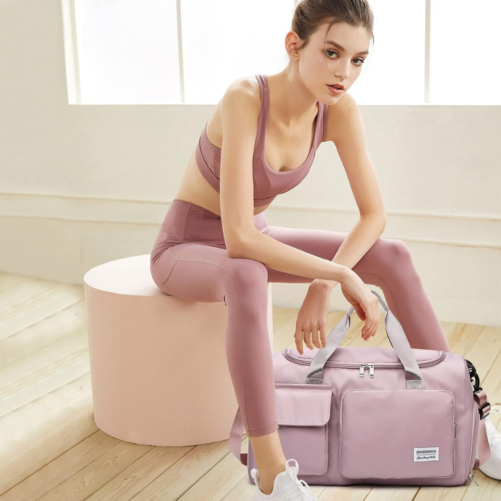 Unisex Large Travel Duffel Bag | Lightweight Multi Pocket