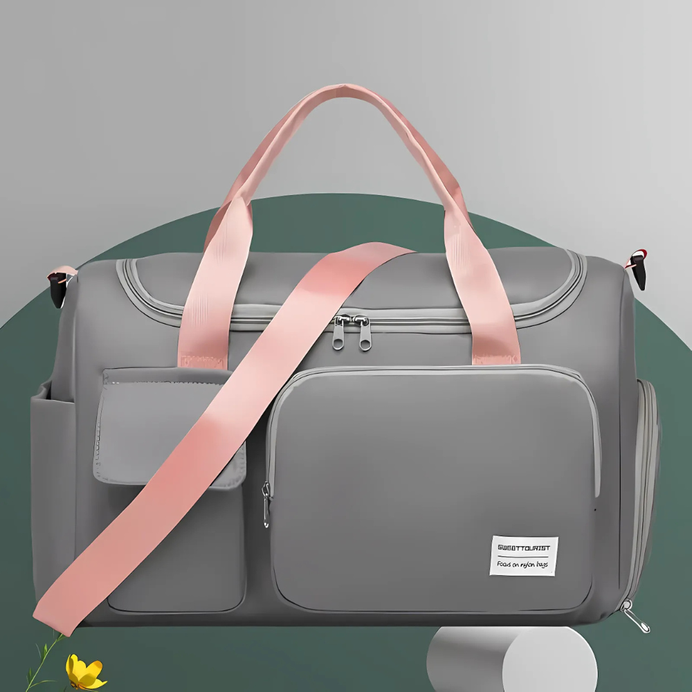 Unisex Large Travel Duffel Bag | Lightweight Multi Pocket
