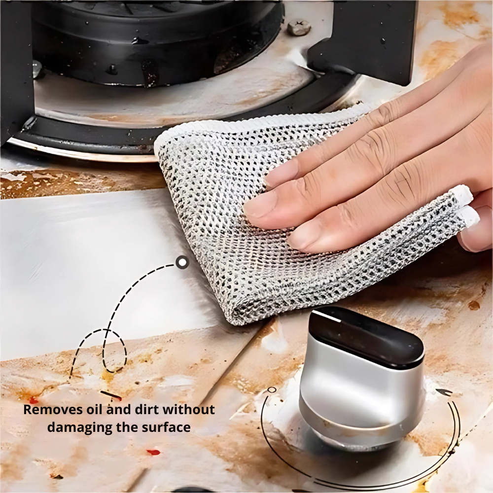 Kitchen Wire Mesh Cleaning Cloth Set