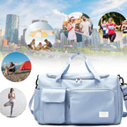 Unisex Large Travel Duffel Bag | Lightweight Multi Pocket