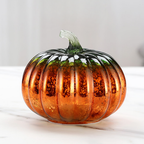 Halloween Decorations Glass LED Pumpkin Light