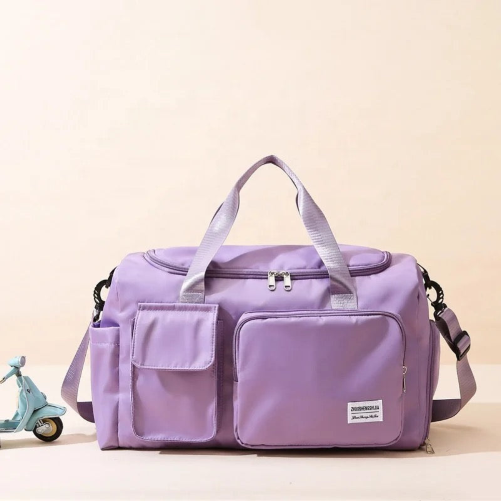 Unisex Large Travel Duffel Bag | Lightweight Multi Pocket