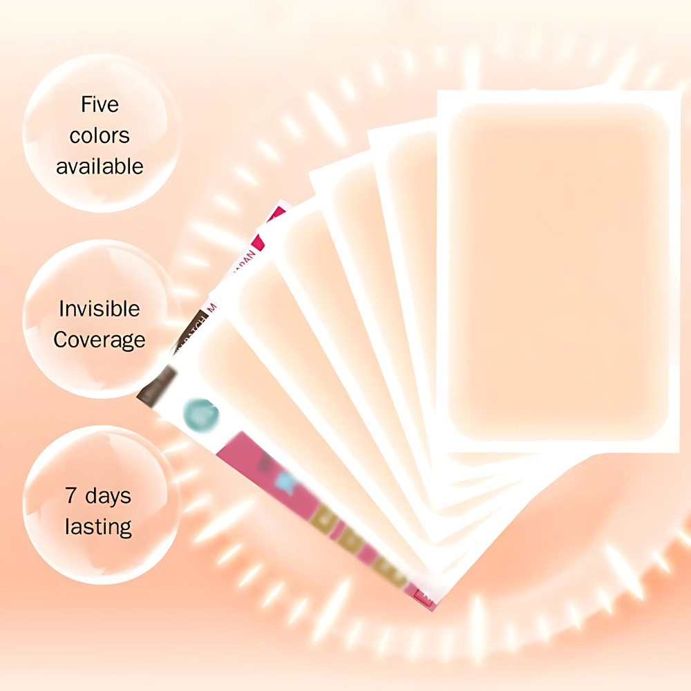 Waterproof Scar Concealer Patches with 13 × 8.5 cm Polyurethane Film