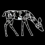 Christmas Decorations Reindeer Sleigh Light Display